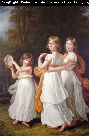 Joseph Karl Stieler Portrait of the youngest daughters of Maximilian I of Bavaria